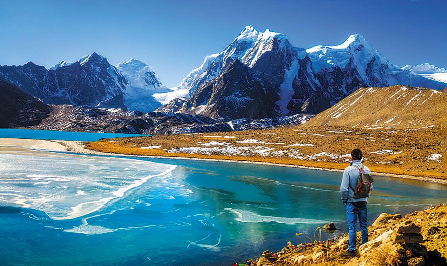 Jezioro Gurudongmar Sikkim Indie