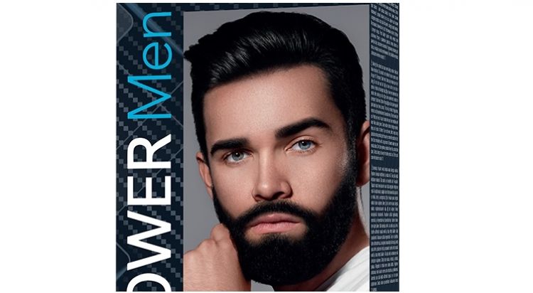 Męska koloryzacja włosów, brody oraz wąsów